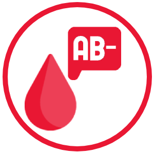 blood type ab negative icon