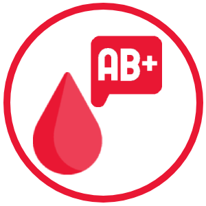 blood type ab positive icon
